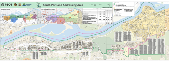 South Portland Addressing Map