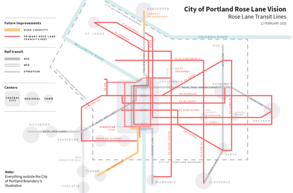 a map of the Rose Lane Project vision