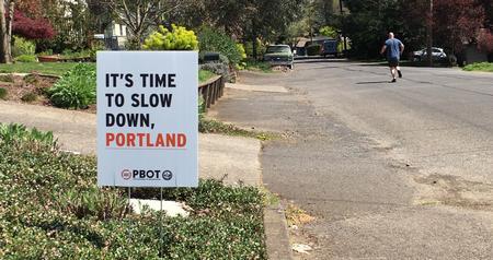 Vision Zero yard sign