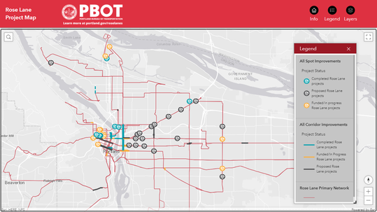 Rose Lane interactive map 