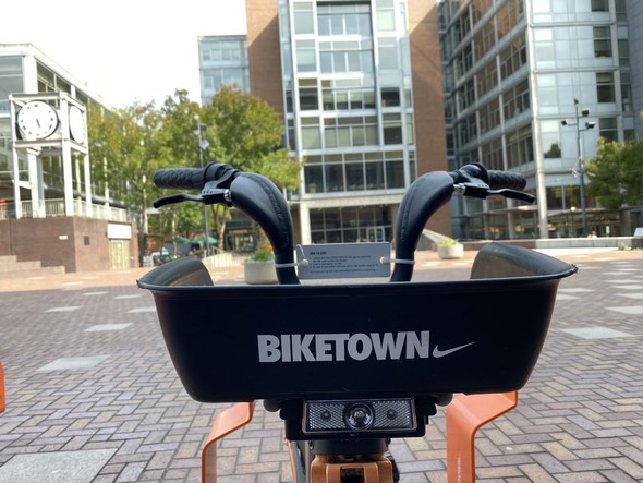 BIKETOWN e-bike at PSU Portland State University Sept 2021