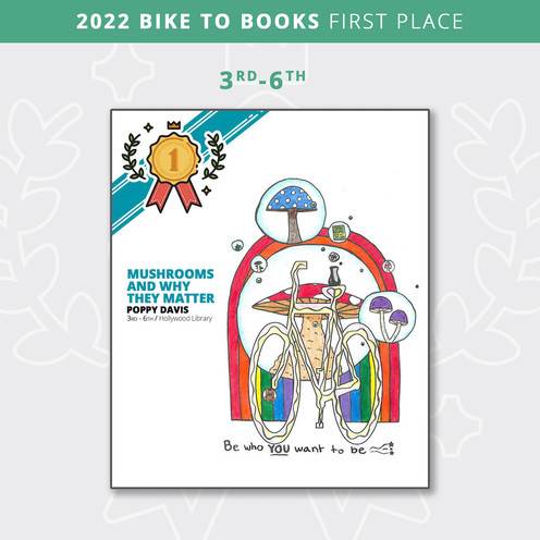 Mushroom Bike to Books Winner