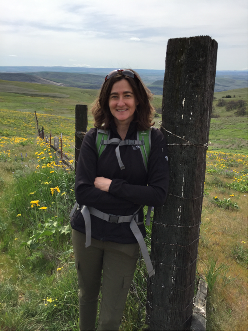 Barbara Plummer hiking 