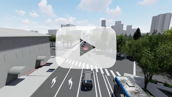Click to play a fly-through video about the Fourth Avenue Improvement Project