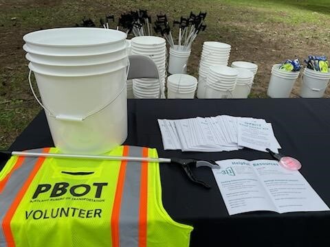 Adopt One Block volunteer event