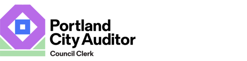 Logo of the Portland City Auditor, Council Clerk