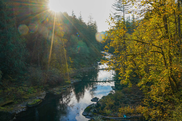 WATER - Lower Bull Run River on a sunny day