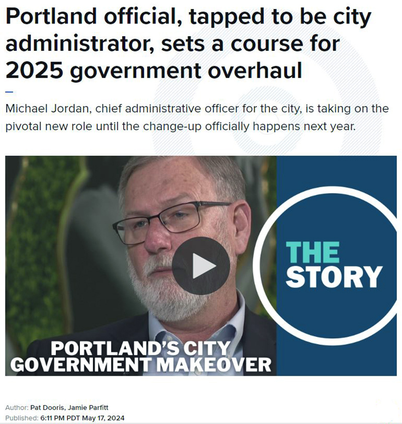 Mike Jordan May 17 KGW Interview