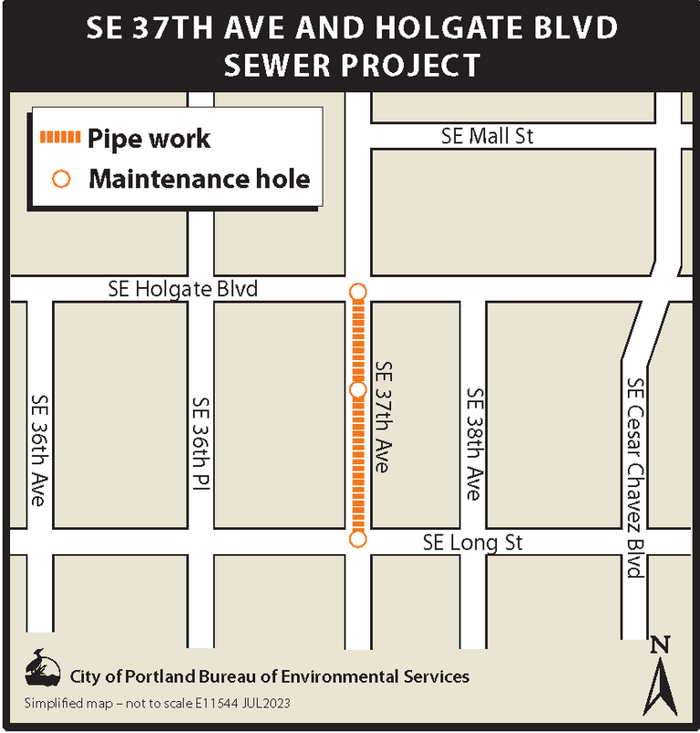 SE 37th Ave & Holgate Sewer Project 