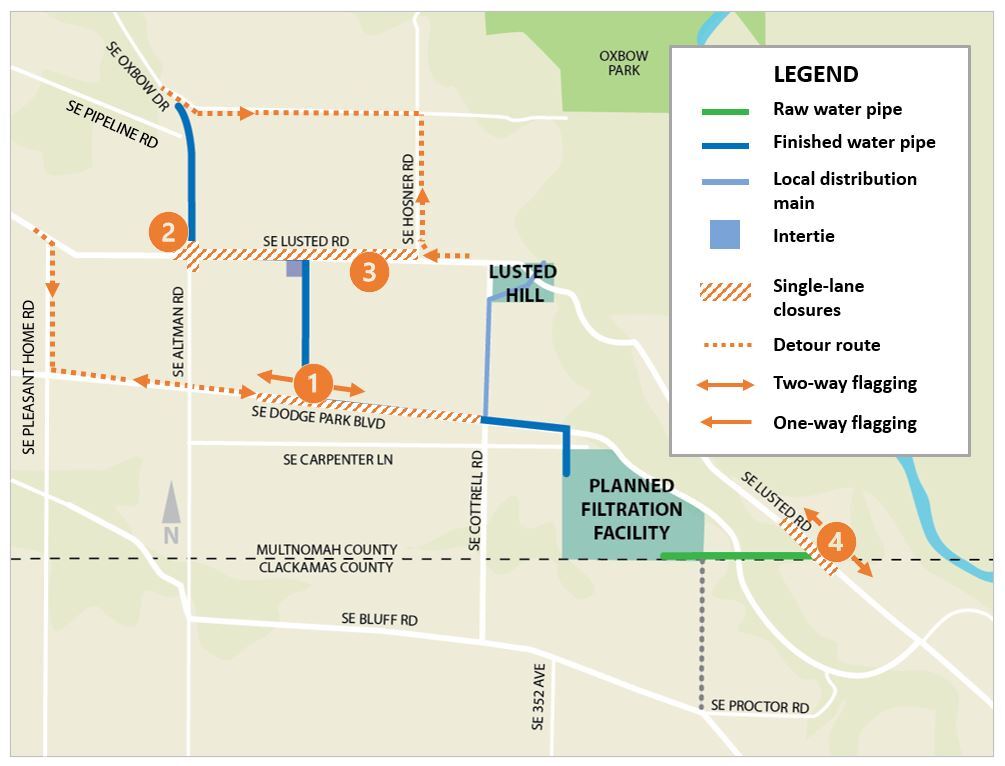 Water Filtration Project Area Map 121624