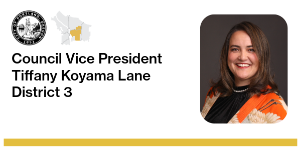 Council Vice President Tiffany Koyama Lane