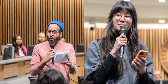 January 2, 2025 poetry readings at City Council meeting