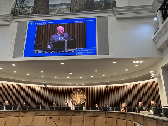 Mitch Green introducing a resolution in support of labor at the evening session on January 15