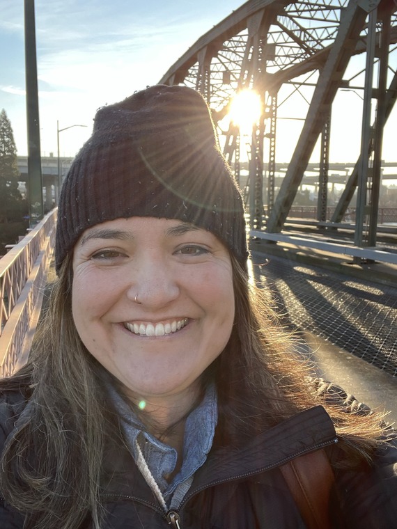 Walking to work in the beautiful sunshine this week!