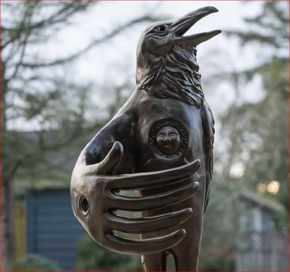 Ravens Welcome public art NAYA