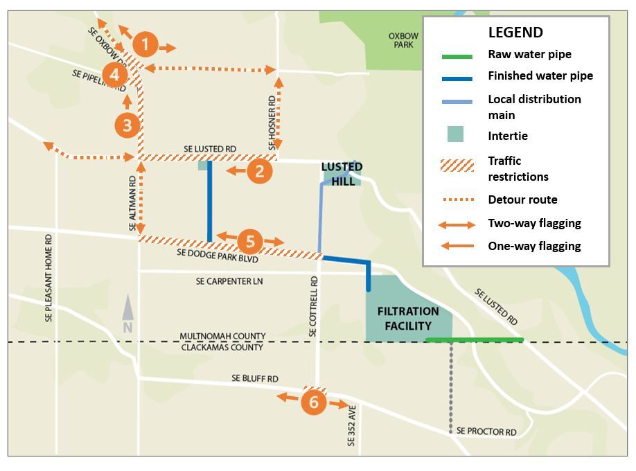 Water Filtration Work Area Map 021025