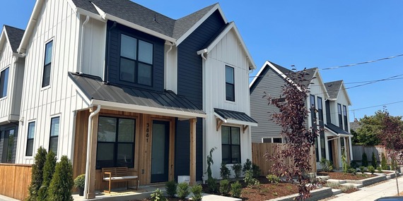 Middle housing fourplex