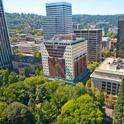 Downtown Portland aerial image includes the Portland Building