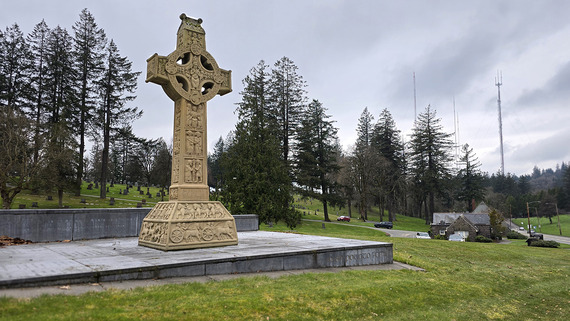 Mt. Calvary Cemetery Oregon Irish Famine Memorial Cross