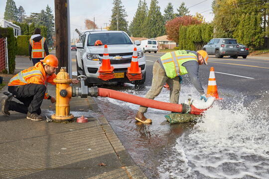 WATER - M&C - WQ Hydrant Flushing