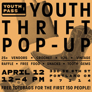 Multnomah Youth Commission youth thrift popup