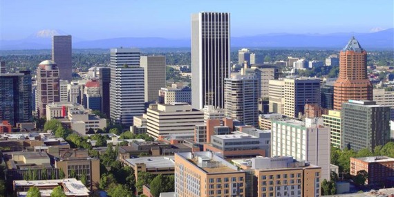 Portland downtown