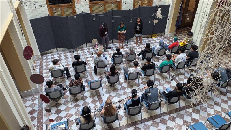 Councilors Avalos, Kanal, and Koyama Lane Speak with International School of Beaverton Students