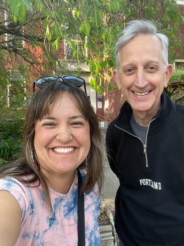 Councilor Koyama Lane and Mayor Wilson