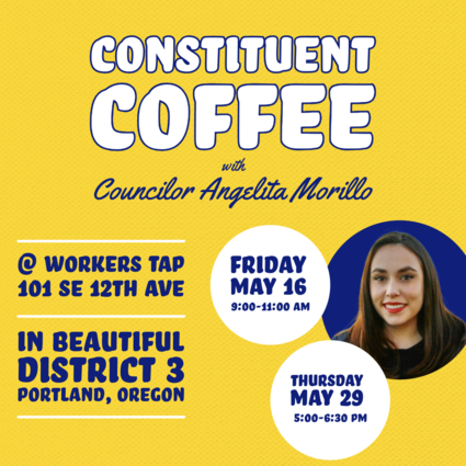 Graphic promoting constituent coffee