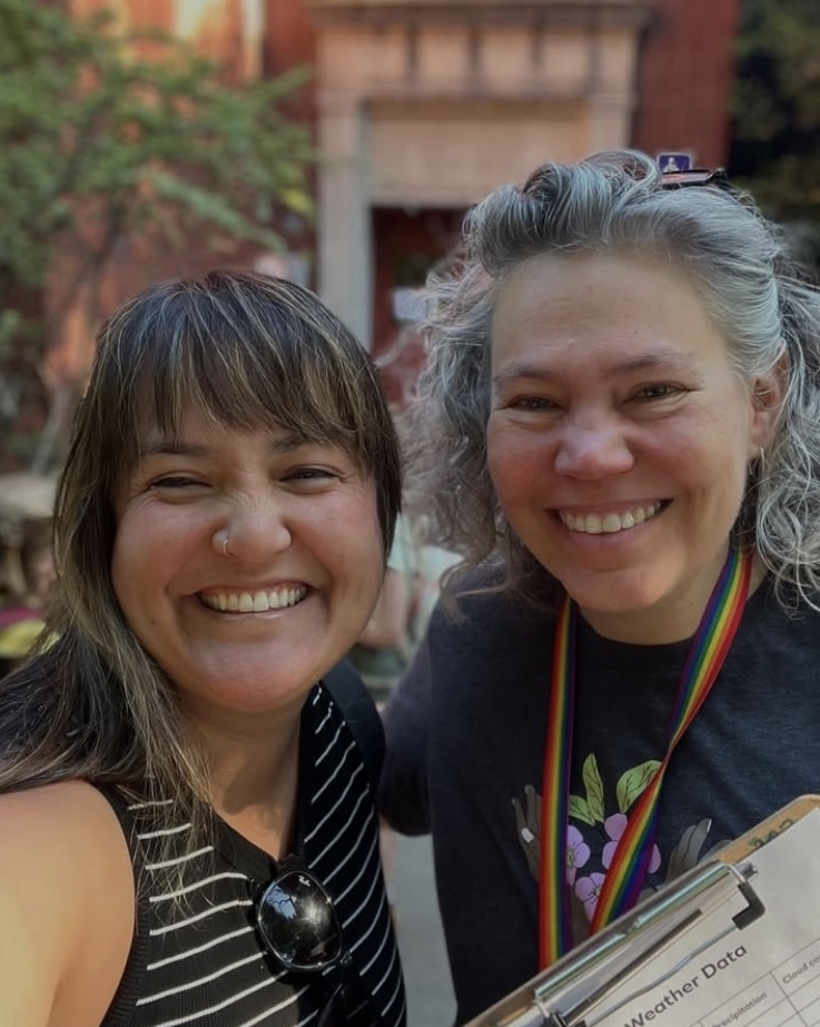 Councilor Koyama Lane and an SES Faculty Member