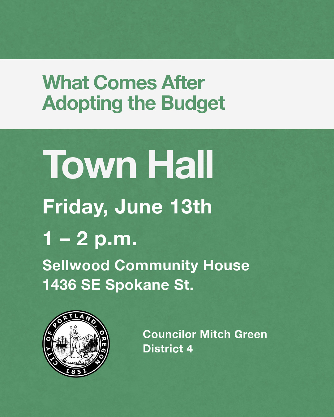 Sellwood Town Hall