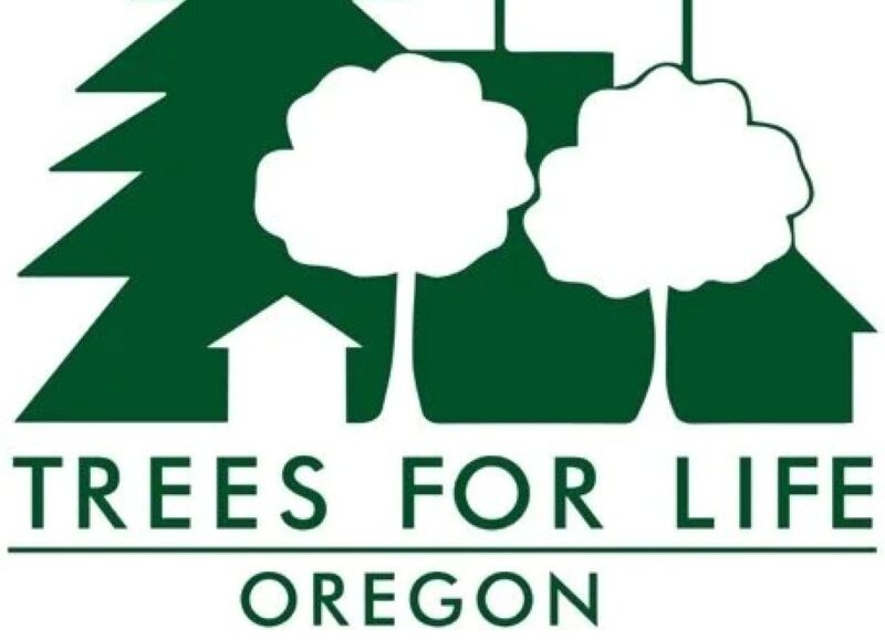 PPR- Green and white logo for Trees for Life Oregon