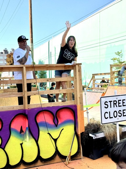 Councilor Koyama Lane at the Dream Plaza Opening