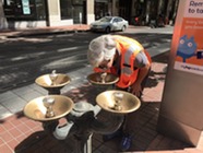 Water Filtration Drinking from Bubbler
