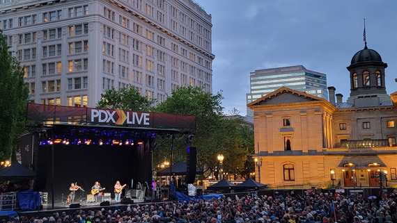 PDX Live concert at Pioneer Courthouse Square