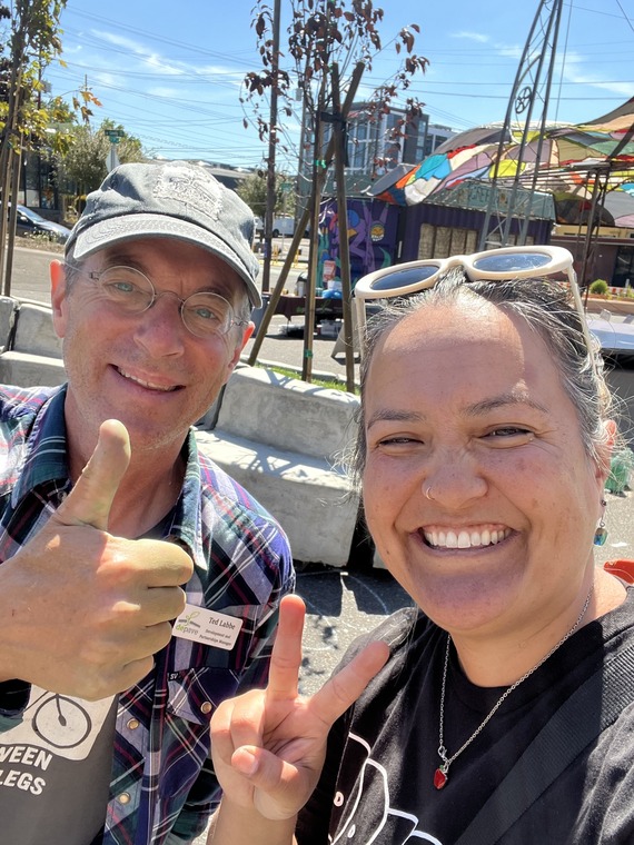 Councilor Koyama Lane and Ted Labbe