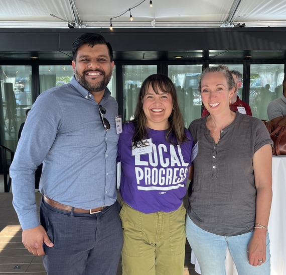 Councilors at Local Progress event