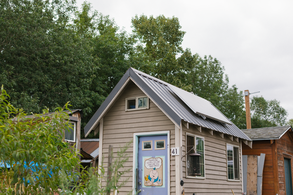 Dignity Village solar panels PCEF funded