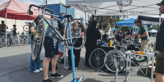 Bike repair workshop