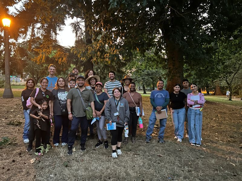 PPR- group of people smiling for a picture in a park