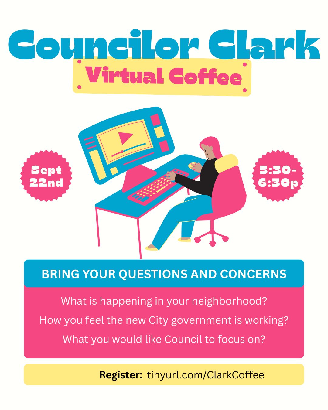 September 22nd Virtual Constituent Coffee