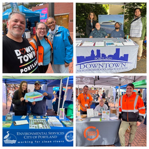 Downtown Portland Sunday Parkways Collage