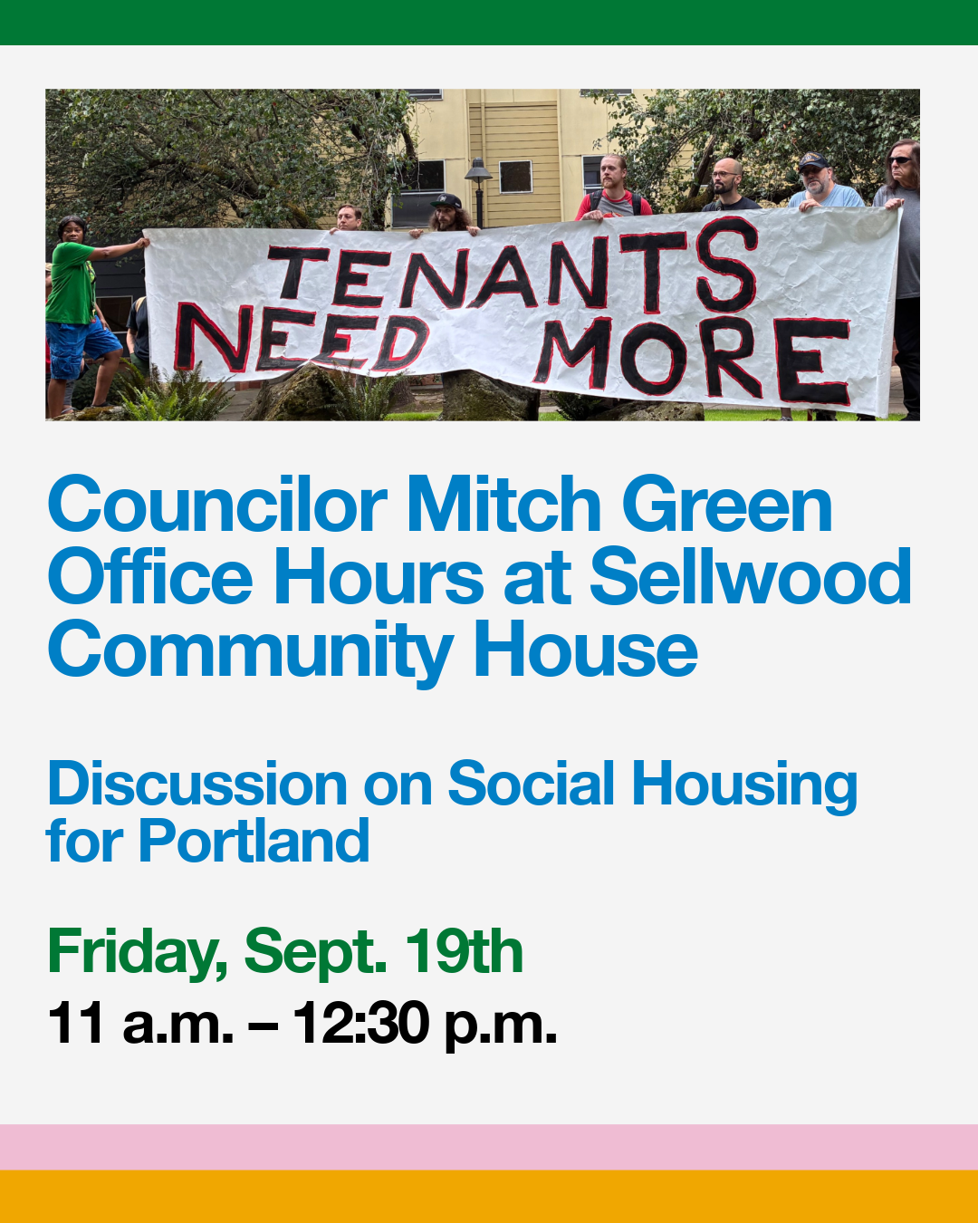 Councilor Green Social Housing Discussion