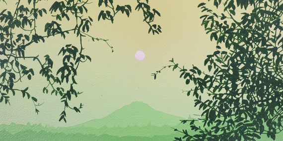 Mt. Hood at Twilight by Robert Minervini