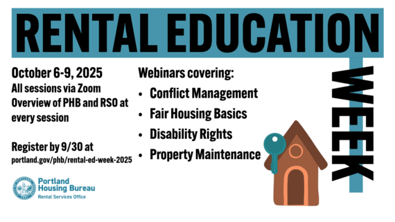 Rental Education Week graphic