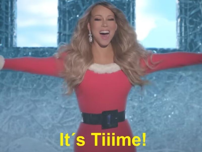 PPR - Picture of Mariah Carey saying it's time