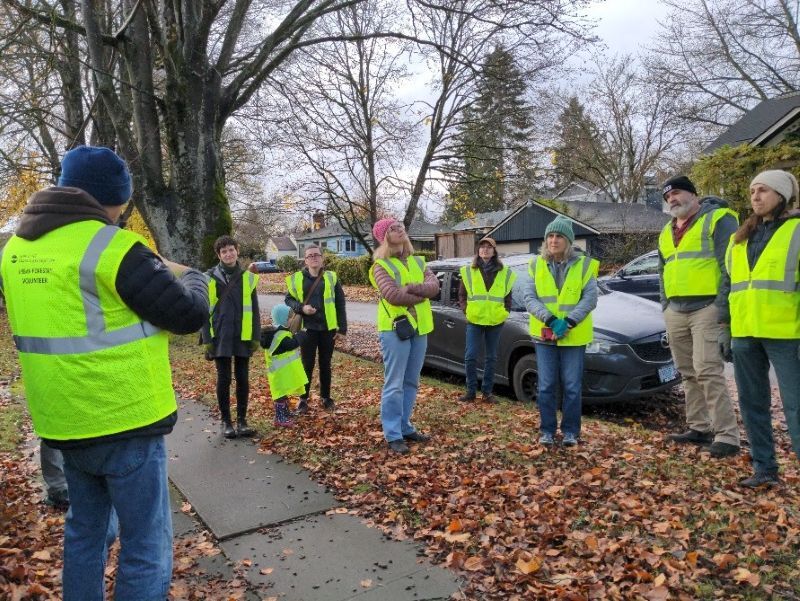 PPR - Group of people in yellow safety vests standing in a circle