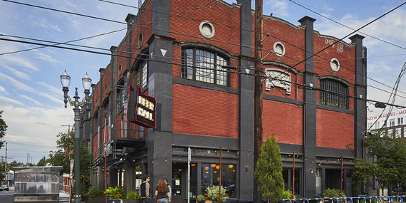 Old red brick building