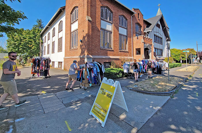 Resourceful PDX calendar event - free clothing exchange