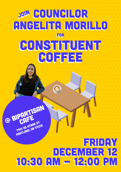 Graphic promoting constituent coffee